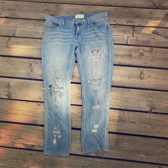 RACHEL Rachel Roy Denim - Rachel Roy distressed denim